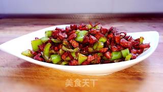 酱香青椒炒肉片的做法