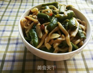 豆角焖面的做法