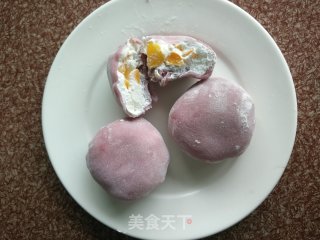 紫薯芒果雪媚娘的做法