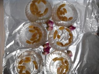 自创葡萄干果冻