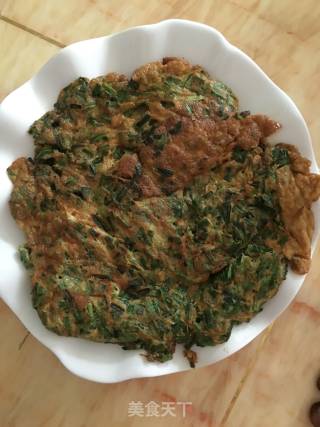 韭菜鸡蛋饼的做法
