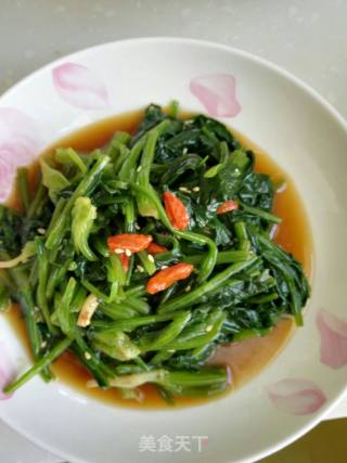 家常凉菠菜的做法