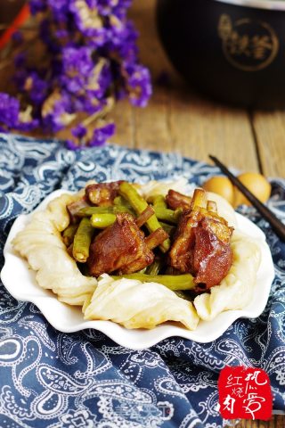 羊排扁豆粘卷子——#铁釜烧饭就是香#的做法