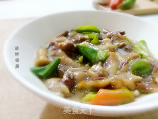 清炒松蘑的做法