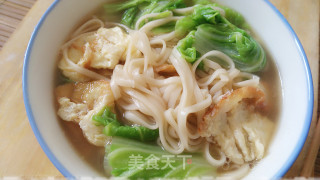 鸡蛋清汤面的做法