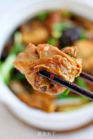 菌菇鸡煲的做法