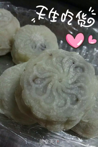 豆沙馅冰皮月饼的做法