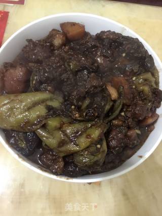 驴肉紫茄包咸菜的做法