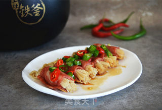 培根蒸金针菇的做法