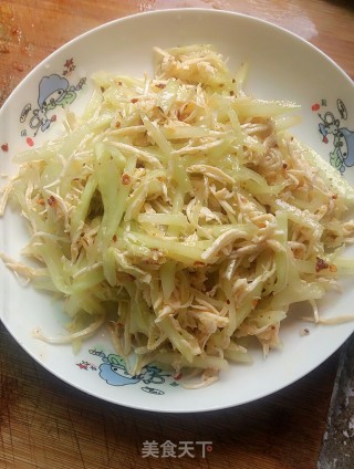 鸡丝黄瓜的做法