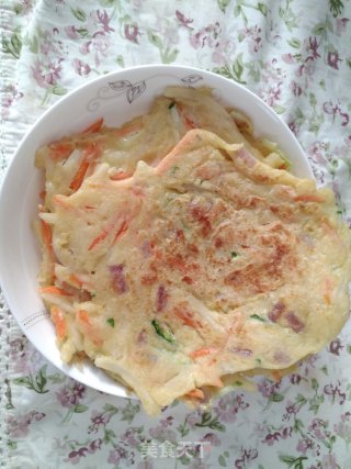 香煎五彩土豆丝饼的做法