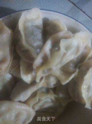 牛肉，猪肉馅的饺子，虽然样子不美，但是真心的好吃