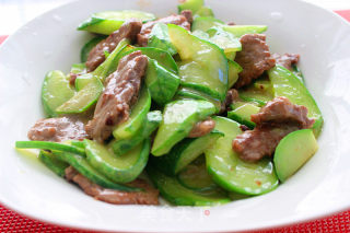 青瓜牛肉的做法