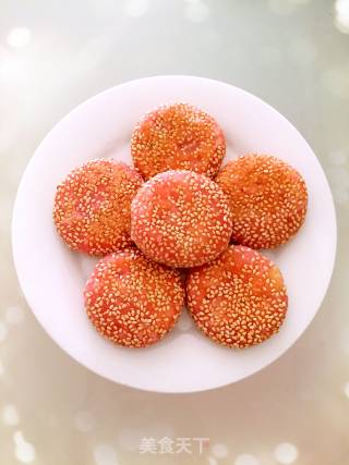 色诱你的胃—粉色小饼的做法