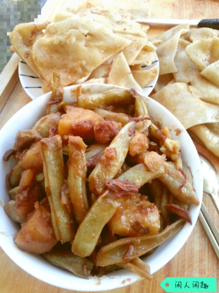 土豆豆角烀饼家常菜的做法