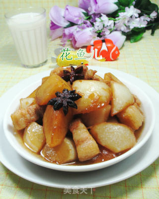 萝卜烧五花肉的做法