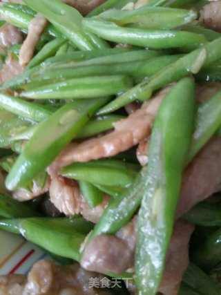 四季豆炒肉丝的做法