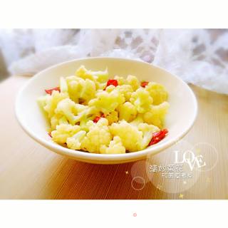 清炒菜花的做法