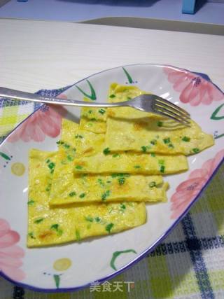 葱花鸡蛋饼的做法