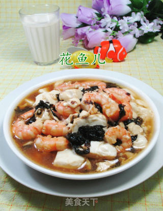 紫菜虾仁豆腐的做法