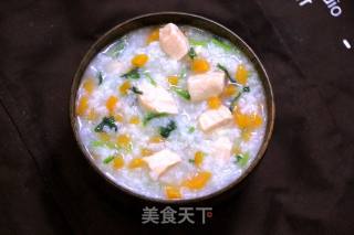三文鱼蔬菜粥的做法