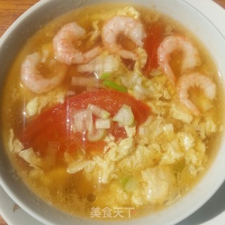 西红柿蛋花补脑汤的做法
