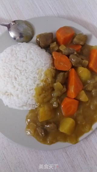 牛肉咖喱饭的做法