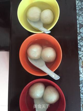 萝卜油渣鲜肉汤圆的做法