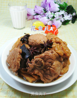 兰花豆腐干烧大排的做法