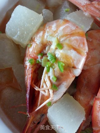 冬瓜炖虾的做法