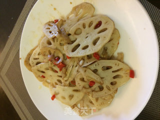 炝莲菜的做法