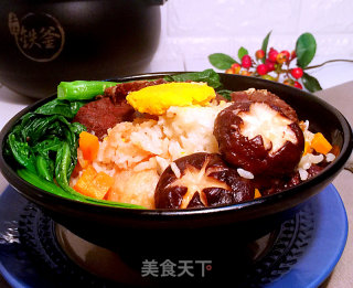腊肠煲仔饭的做法