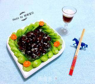 香菇扒菜胆的做法