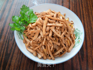 鸡丝杏鲍菇的做法