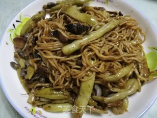 豆角焖面的做法