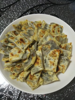 煎豆沙馄饨的做法