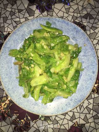 蒜泥炒生菜的做法