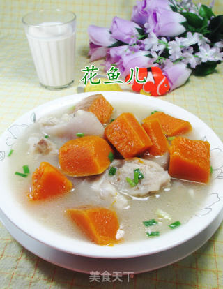 南瓜猪蹄汤的做法