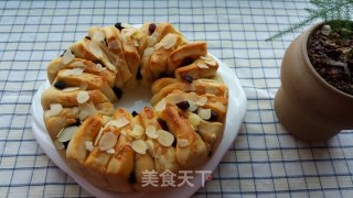 焦糖蔓越莓手撕包的做法