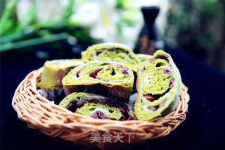 抹茶软欧包的做法