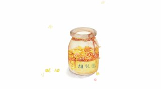手绘：满城桂花香，就没有想过用它给自己加道菜吗？的做法