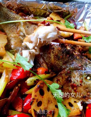 锡纸鲈鱼的做法