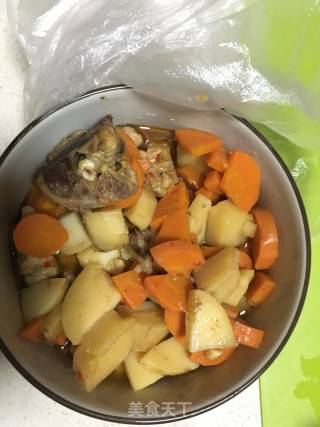 高压土豆萝卜焖排骨的做法