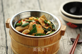 辣炒千叶豆腐的做法