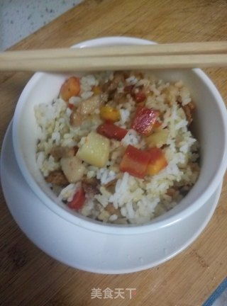 土豆胡萝卜焖饭的做法
