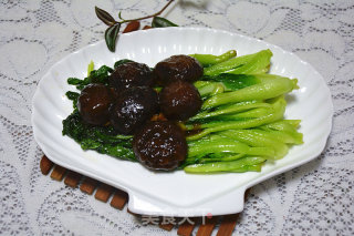 香菇油菜的做法