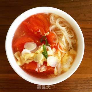 西红柿鸡蛋面的做法