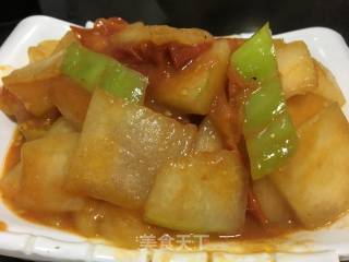 番茄炒冬瓜的做法