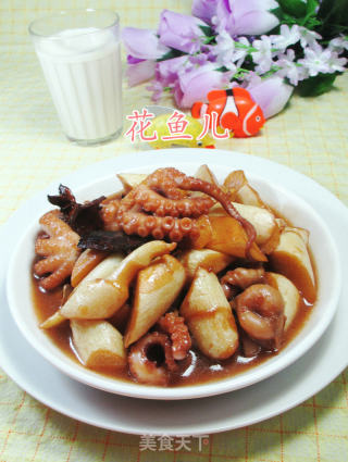 茭白烧章鱼的做法