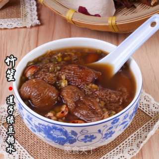 广东甜饮品-竹笙莲子绿豆糖水